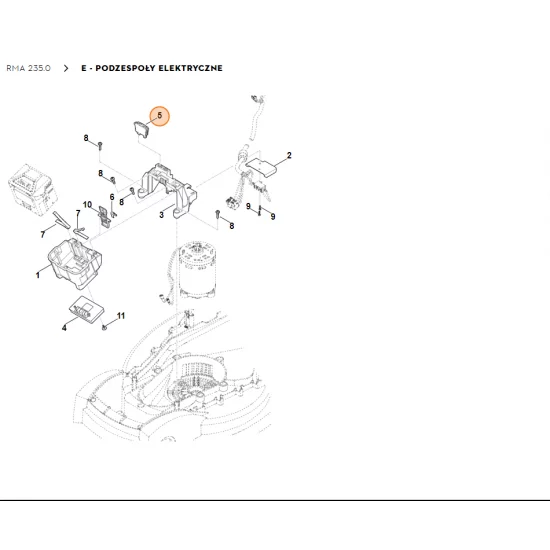 STIHL Kluczyk zabezpieczający 6311 430 3800